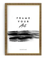 Bellevue 30mm Gold gewischt