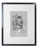 P-Chloe 20mm Schwarz Glanz