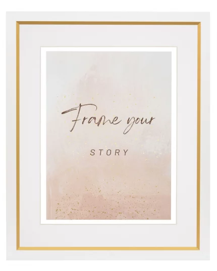 P-Bellevue 30mm Weiß-Gold