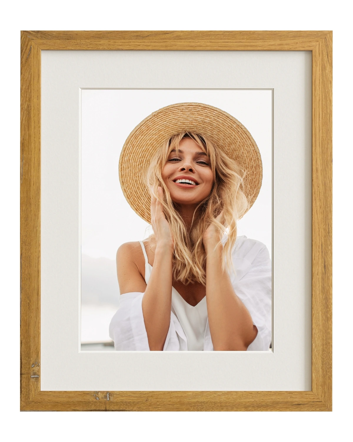 1.Modern Passepartout Eiche mit Zinn P-Modern 30mm Eiche mit Zinn – Bild 1