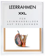 Schattenfugenrahmen 20mm Weiß Glanz