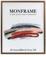 Schattenfugenrahmen 20mm Bronze