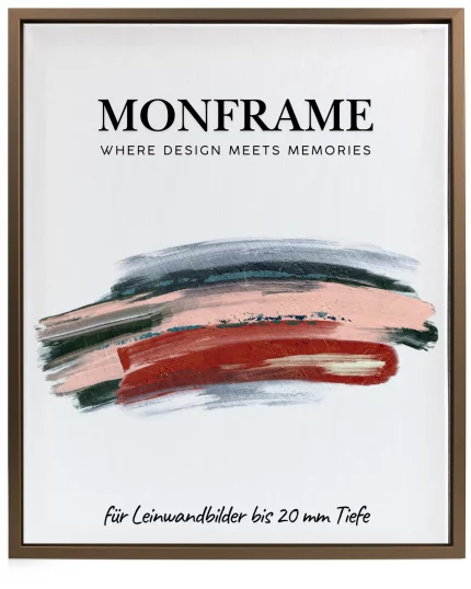 Schattenfugenrahmen 20mm Bronze