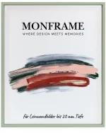 Schattenfugenrahmen 20mm Babyblau