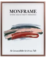 Schattenfugenrahmen 20mm Kupfer