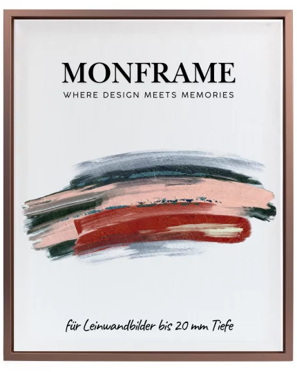 Schattenfugenrahmen 20mm Kupfer