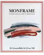 Schattenfugenrahmen 20mm Rosa Pastell