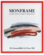 Schattenfugenrahmen 20mm Rot