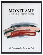 Schattenfugenrahmen 20mm Schwarz