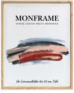 Schattenfugenrahmen 20mm Sonoma Eiche
