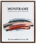 Schattenfugenrahmen 20mm Walnuss