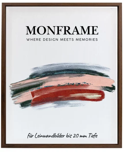 Schattenfugenrahmen 20mm Walnuss