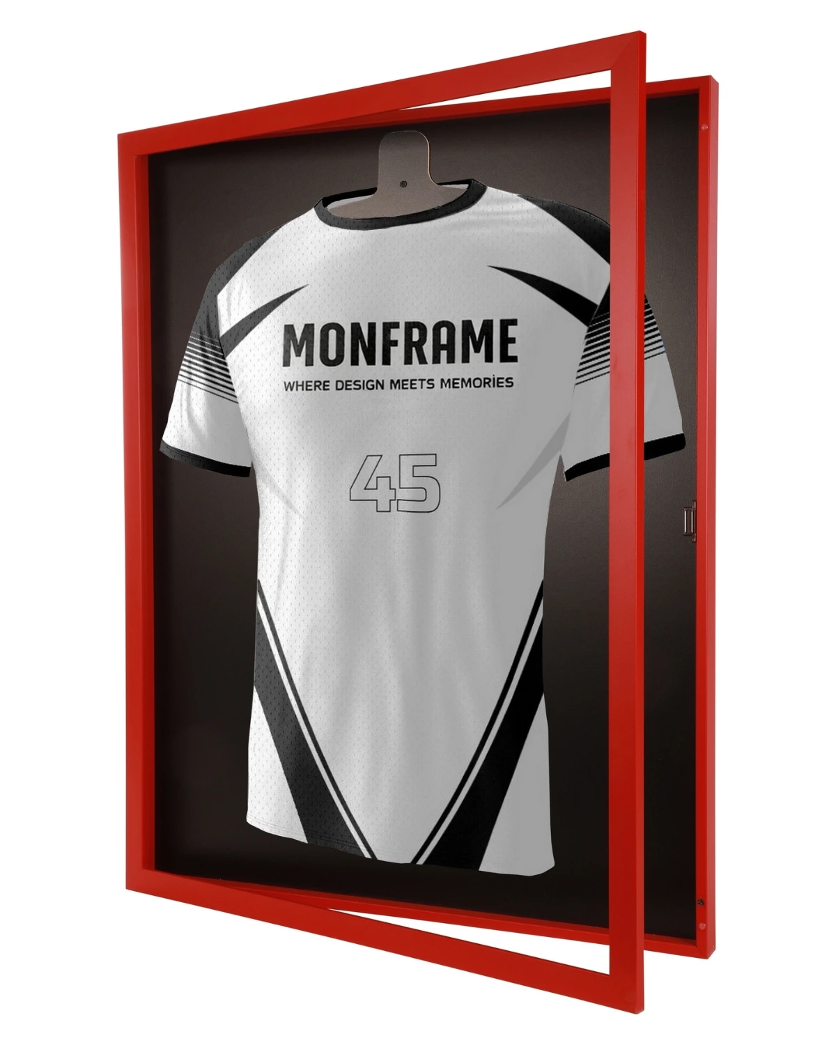 11 Trikotrahmen ClassicFrame Rot / Hintergrund: Schwarz – Bild 1
