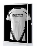 Trikotrahmen ClassicFrame Silber / Hintergrund: Schwarz