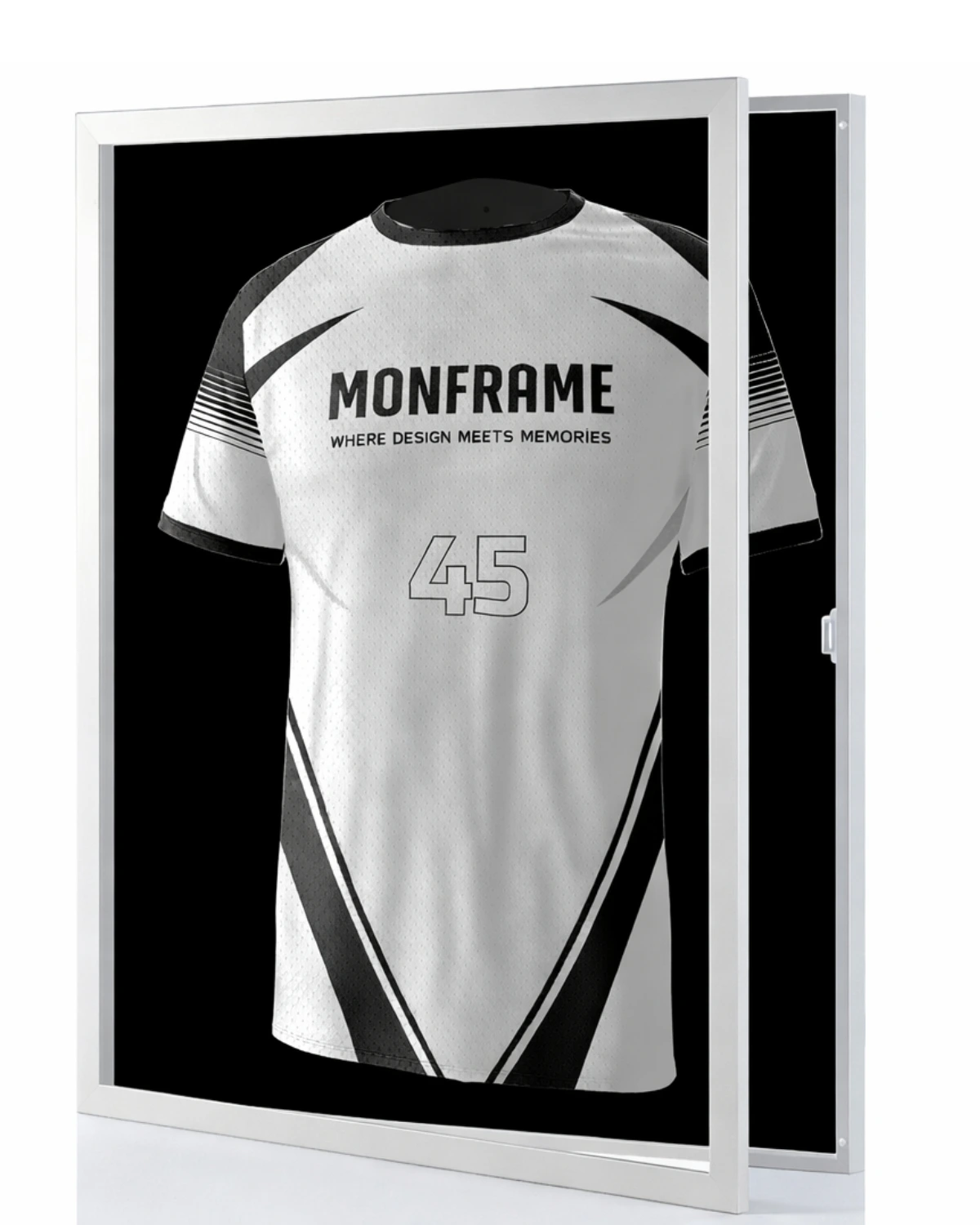 15 Trikotrahmen ClassicFrame Silber / Hintergrund: Schwarz – Bild 1