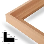 Schattenfugenrahmen 20mm Buche – Bild 2