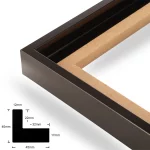 XXL 20mm Schwarz Glanz – Bild 2