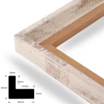 Schattenfugenrahmen 20mm Vintage – Bild 2