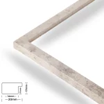 Chloe 20mm Beton – Bild 2