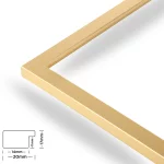 Chloe 20mm Gold – Bild 2