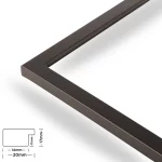 Chloe 20mm Schwarz – Bild 2