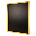 Trikotrahmen TeamFrame Gelb-Schwarz / Hintergrund: Schwarz – Bild 2