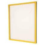 Trikotrahmen TeamFrame Gelb-Blau / Hintergrund: Weiß – Bild 2