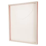 Trikotrahmen TeamFrame Weiß-Rot / Hintergrund: Weiß – Bild 2