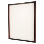 Trikotrahmen TeamFrame Schwarz-Rot / Hintergrund: Weiß – Bild 2