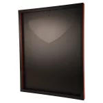 Trikotrahmen TeamFrame Schwarz-Rot / Hintergrund: Schwarz – Bild 2