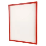 Trikotrahmen TeamFrame Rot-Weiß / Hintergrund: Weiß – Bild 2