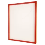 Trikotrahmen TeamFrame Rot-Gelb / Hintergrund: Weiß – Bild 2