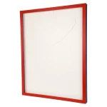 Trikotrahmen TeamFrame Rot-Blau / Hintergrund: Weiß – Bild 2
