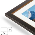 P-Bellevue 30mm Schwarz-Gold – Bild 2