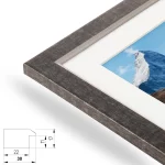 P-Bellevue 30mm Vintage-Schwarz – Bild 2