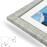 P-Bellevue 30mm Vintage-Silber – Bild 2