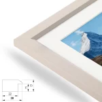 P-Bellevue 30mm Weiß-Silber – Bild 2