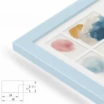 Collage Blau Pastell – Bild 2