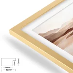 P-Chloe 20mm Gold – Bild 2