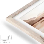 P-Chloe 20mm Marmor Grau – Bild 2