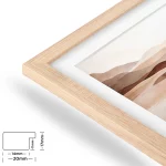 P-Chloe 20mm Sonoma Eiche – Bild 2