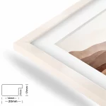 P-Chloe 20mm Weiß Glanz – Bild 2