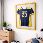 Trikotrahmen TeamFrame Gelb-Schwarz / Hintergrund: Weiß – Bild 3