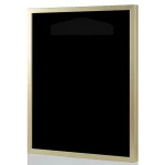 Trikotrahmen ClassicFrame Gold / Hintergrund: Schwarz – Bild 2