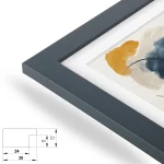 P-Modern 30mm Marineblau – Bild 2
