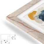 P-Modern 30mm Marmor Grau – Bild 2