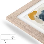 P-Modern 30mm Wildeiche Hell – Bild 2