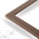 Modern 30mm Braungrau – Bild 2