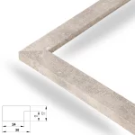 Modern 30mm Beton Hell – Bild 2