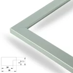 Modern 30mm Grün Pastell – Bild 2